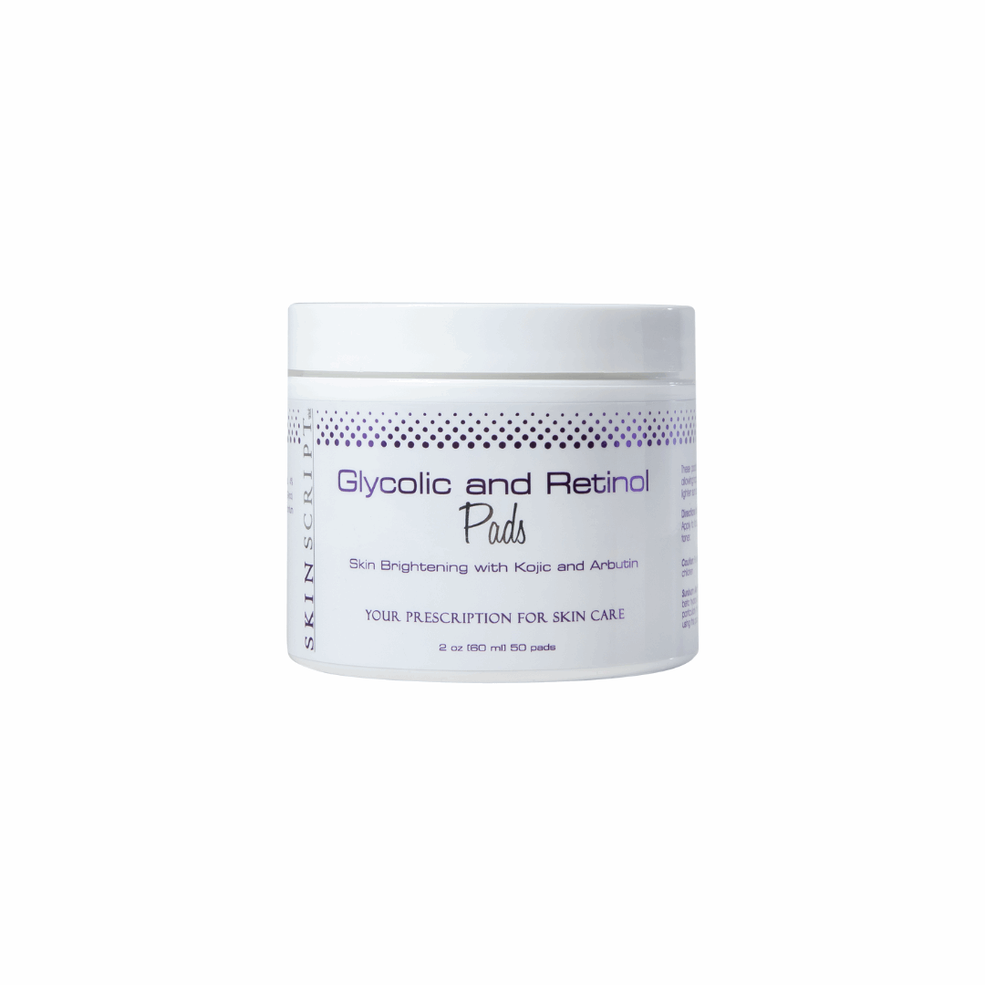 Skin Script Glycolic and Retinol Pads.