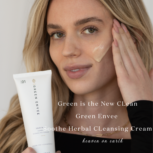 Green Envee Soothe Herbal Cleansing Cream.