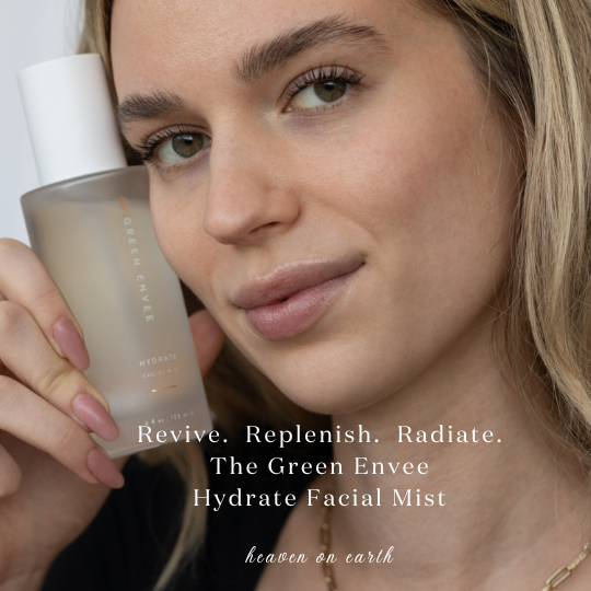 Green Envee Hydrate Facial Mist.