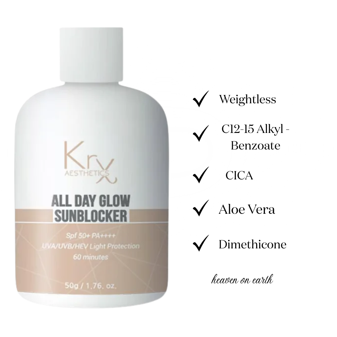 KrX Aesthetics Sunblocker SPF 50.