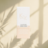 a box of the krx aquagel cream over a shadow of palm trees sold at heaven on earth