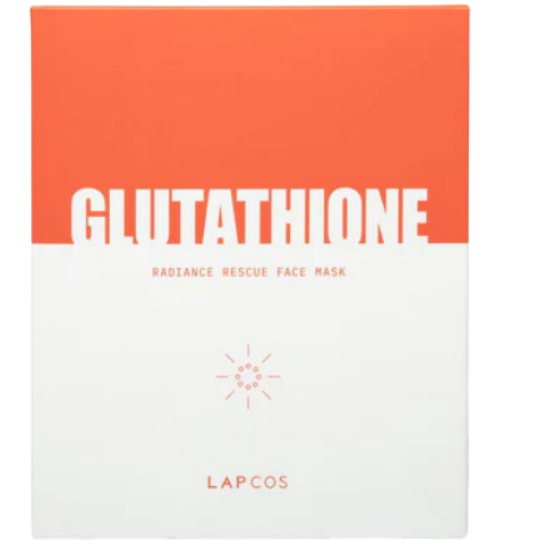LAPCOS Glutathione Radiance Rescue Brightening Sheet Mask.