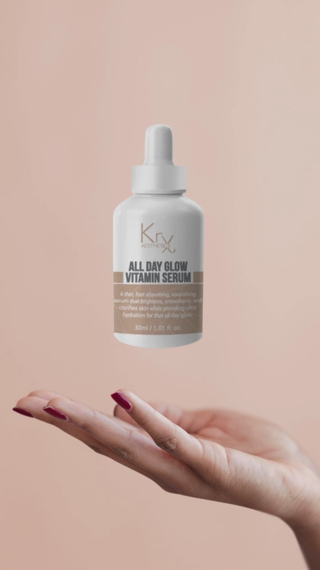 KrX All Day Glow Vitamin Serum.