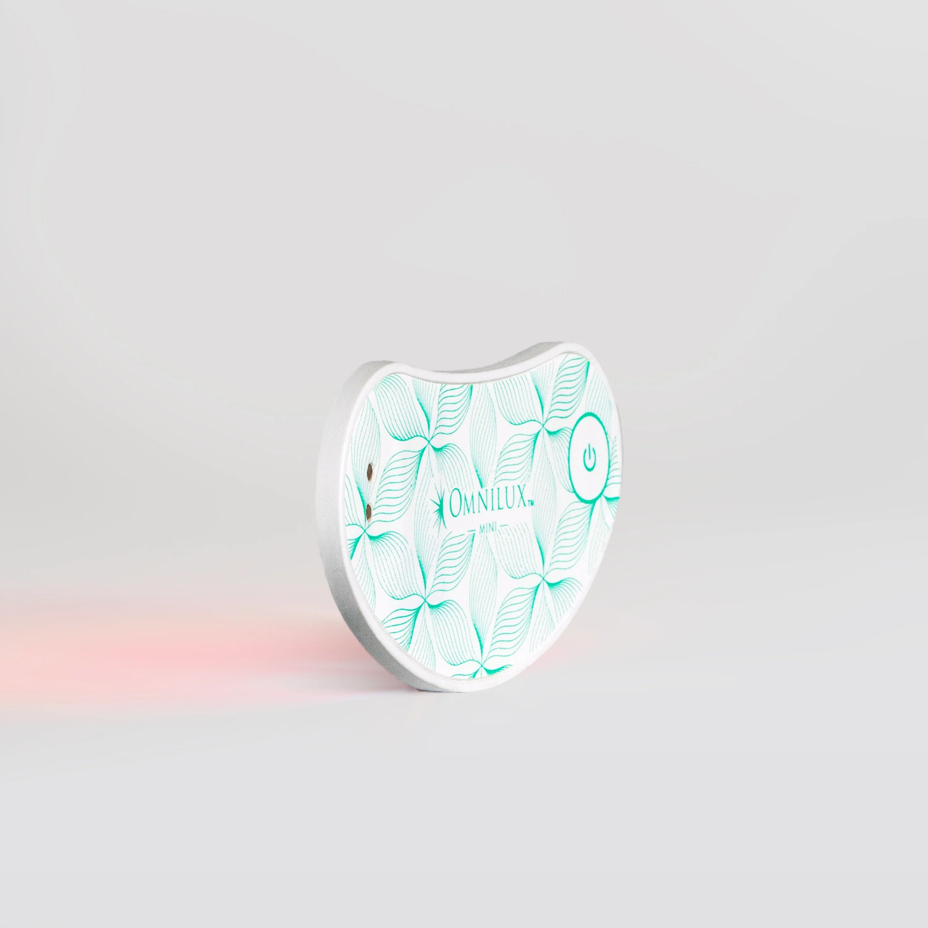 side view of the omnilux mini eye brightener at heaven on earth