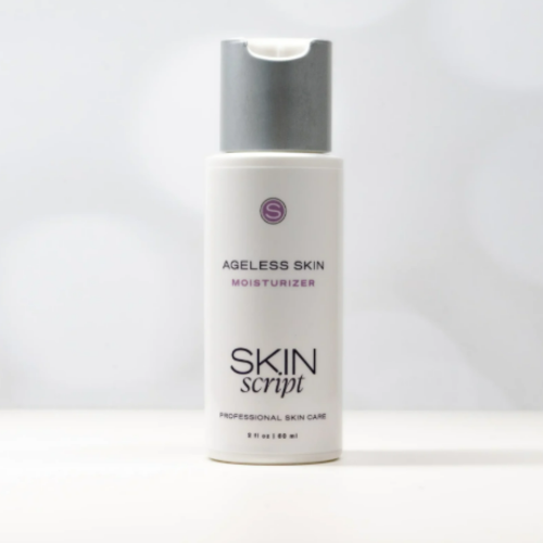 Skincare bottle labeled &