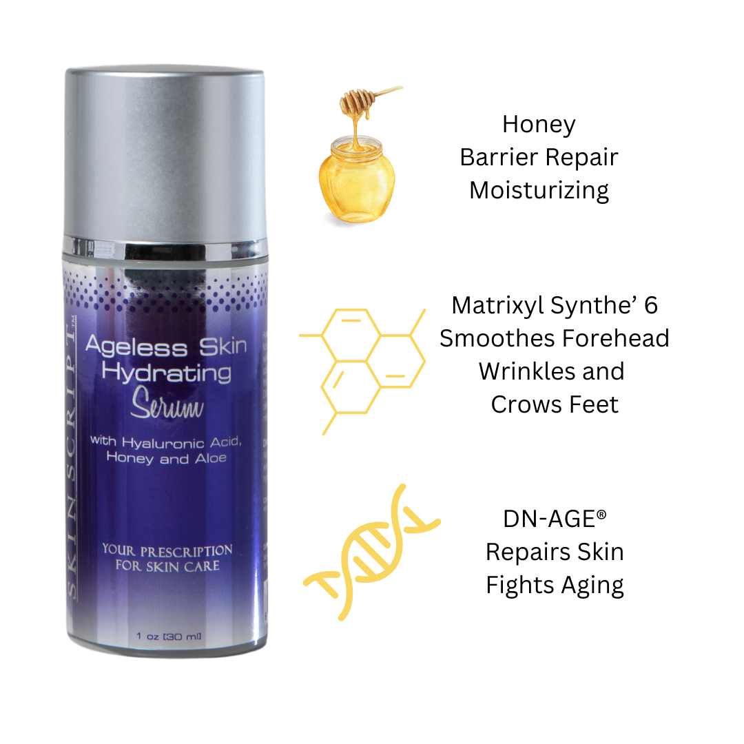 Skin Script Ageless Skin Hydrating Serum.