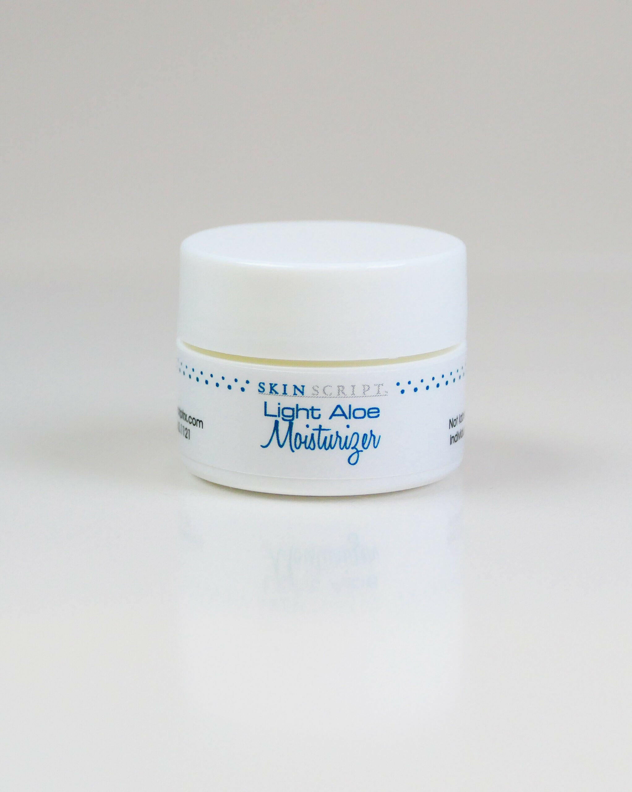 Skin Script Light Aloe Moisturizer.
