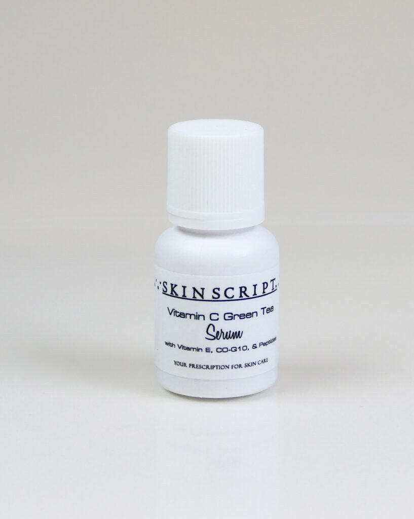 Skin Script Vitamin C Green Tea Serum.