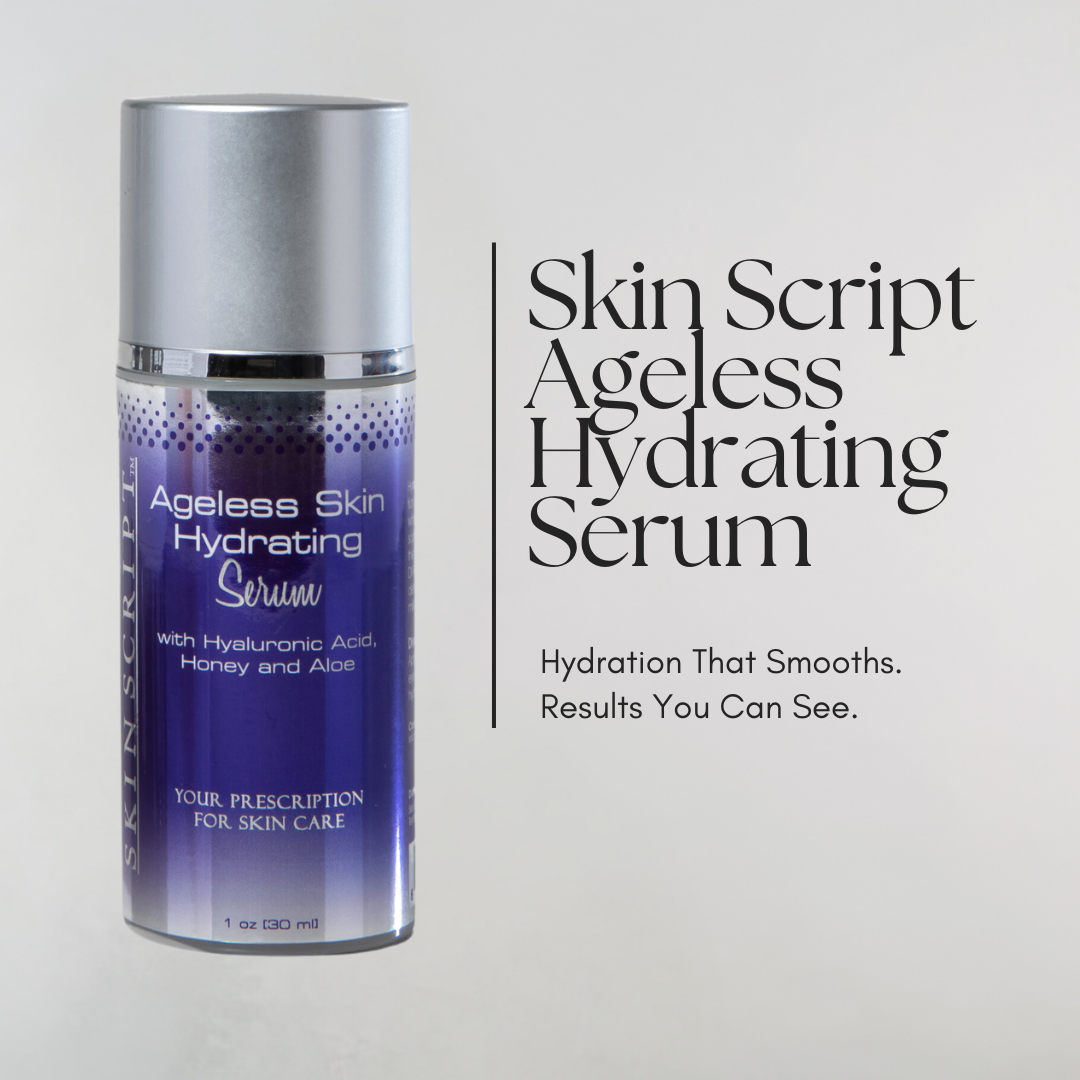 Skin Script Ageless Skin Hydrating Serum.