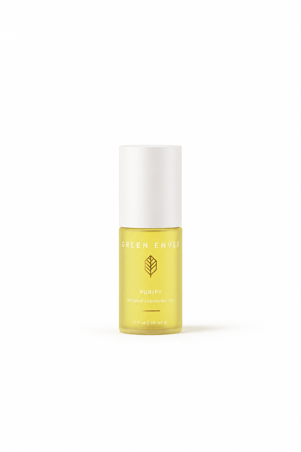 bottle of green envee botanic cleansing oil mini 