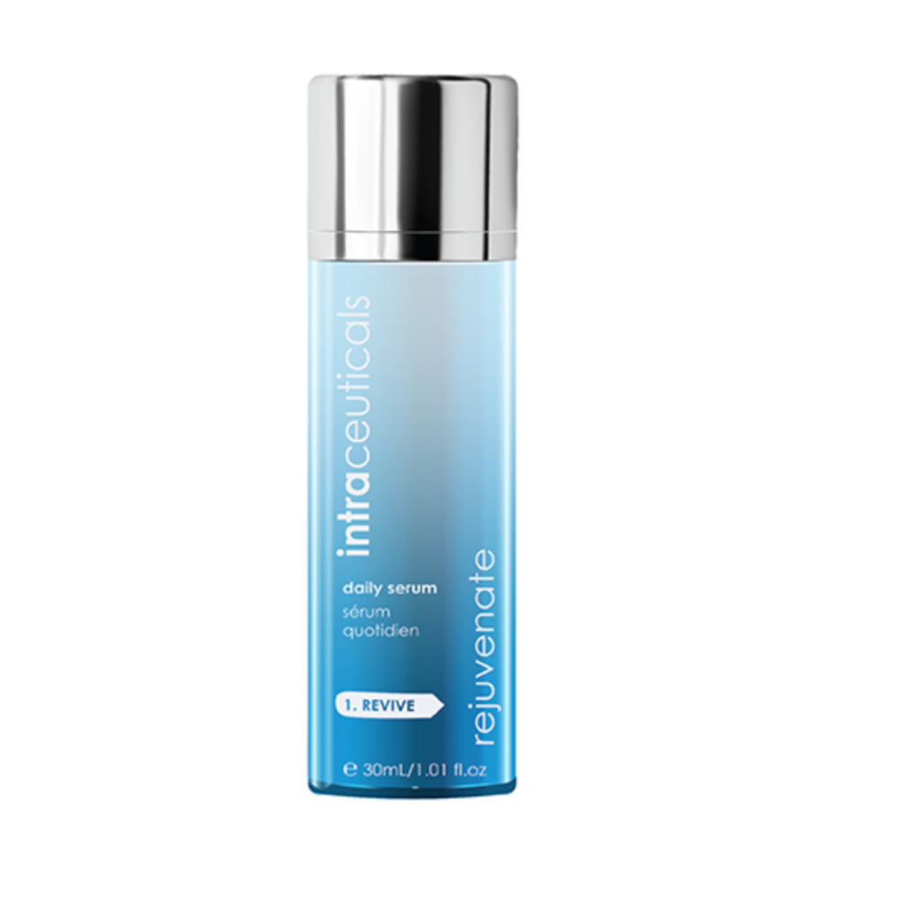 Intraceuticals daily serum bottle on a white background