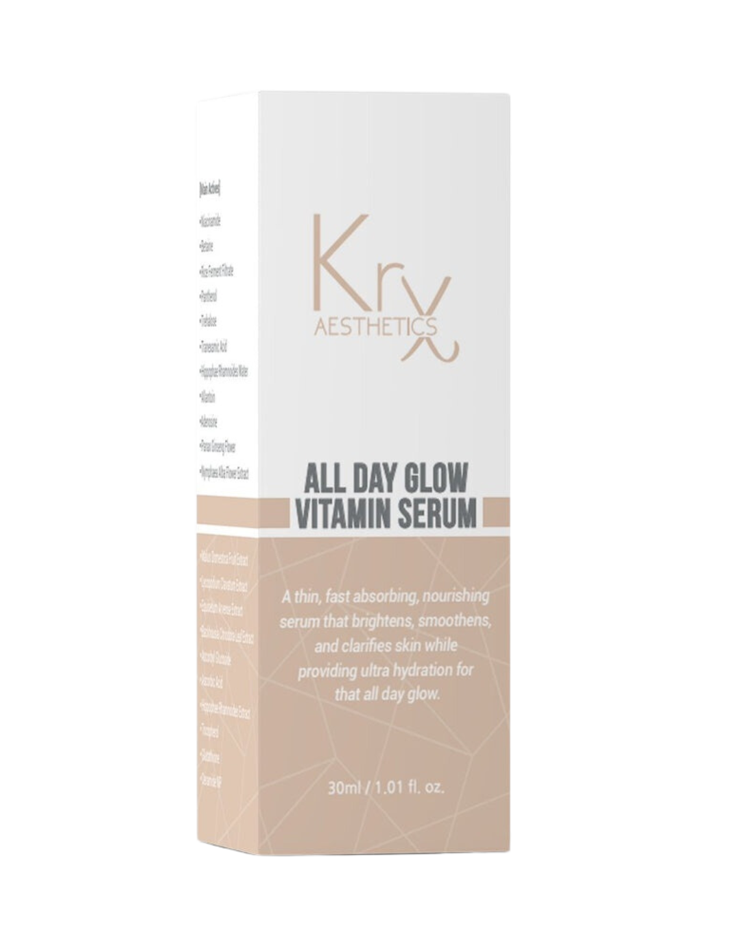 KrX All Day Glow Vitamin Serum.