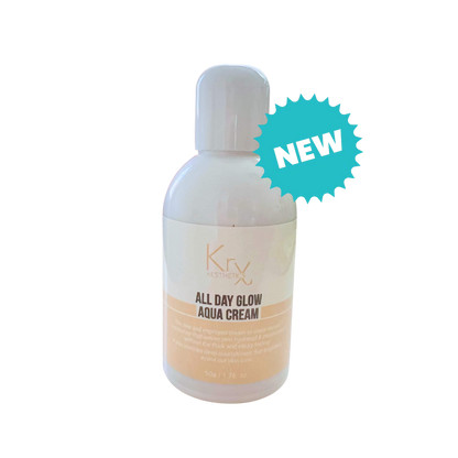 mage of the reformulated KrX aqua cream with a blue star that says &quot;new&quot; at heaven on earth.