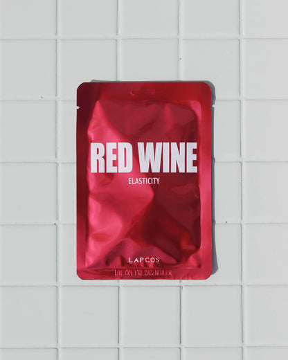 red wine sheet mask at heaven on earth