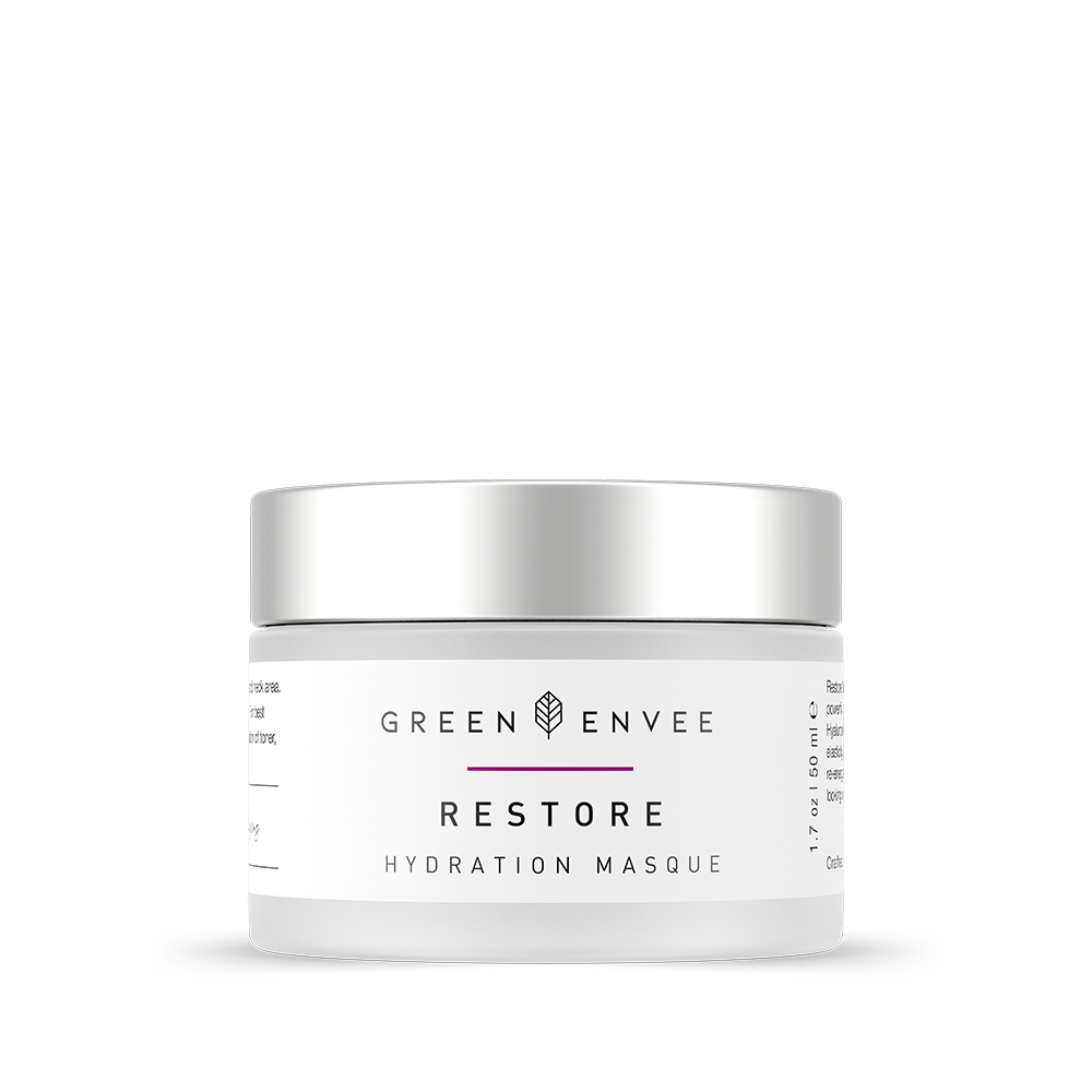 Green Envee Restore Hydration Masque in jar