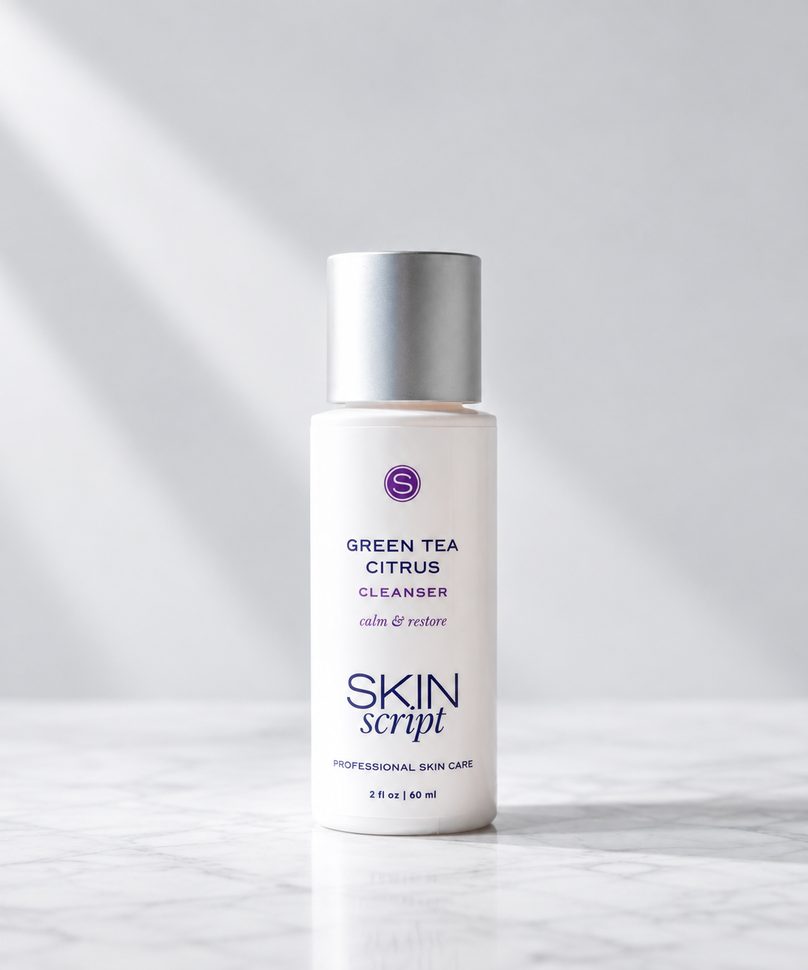 skin script green tea citrus cleanser mini 2 oz