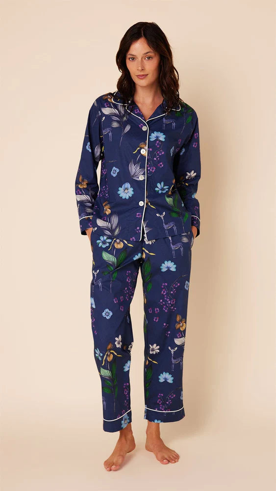 The Cat's Pajamas Deerly Luxe Pima Cotton Pajama.